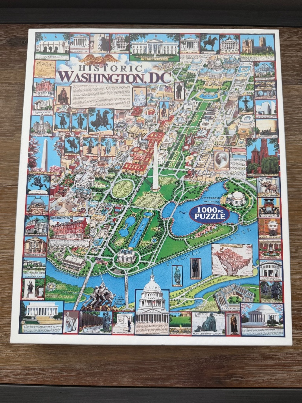 White Mountain Jigsaw Puzzle - Historic Washington DC - 1000pcs